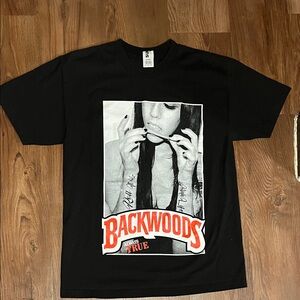 Backwoods Always True Black Graphic Tee